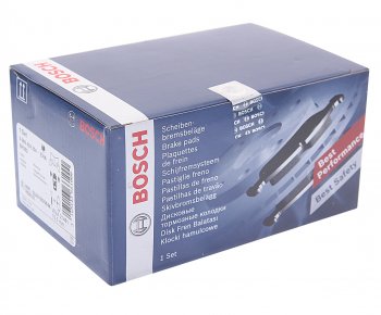 2 999 р. Колодки тормозные передние (4шт.) BOSCH Nissan Terrano2 R50 дорестайлинг (1995-1999)  с доставкой в г. Белгород. Увеличить фотографию 3
