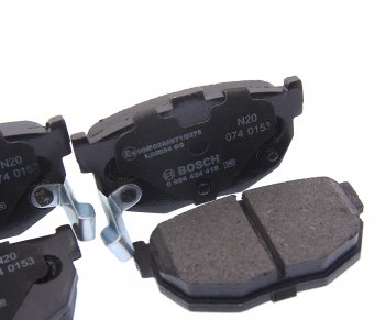 1 999 р. Колодки тормозные задние BOSCH Hyundai Elantra XD седан дорестайлинг (2000-2003)  с доставкой в г. Белгород. Увеличить фотографию 2