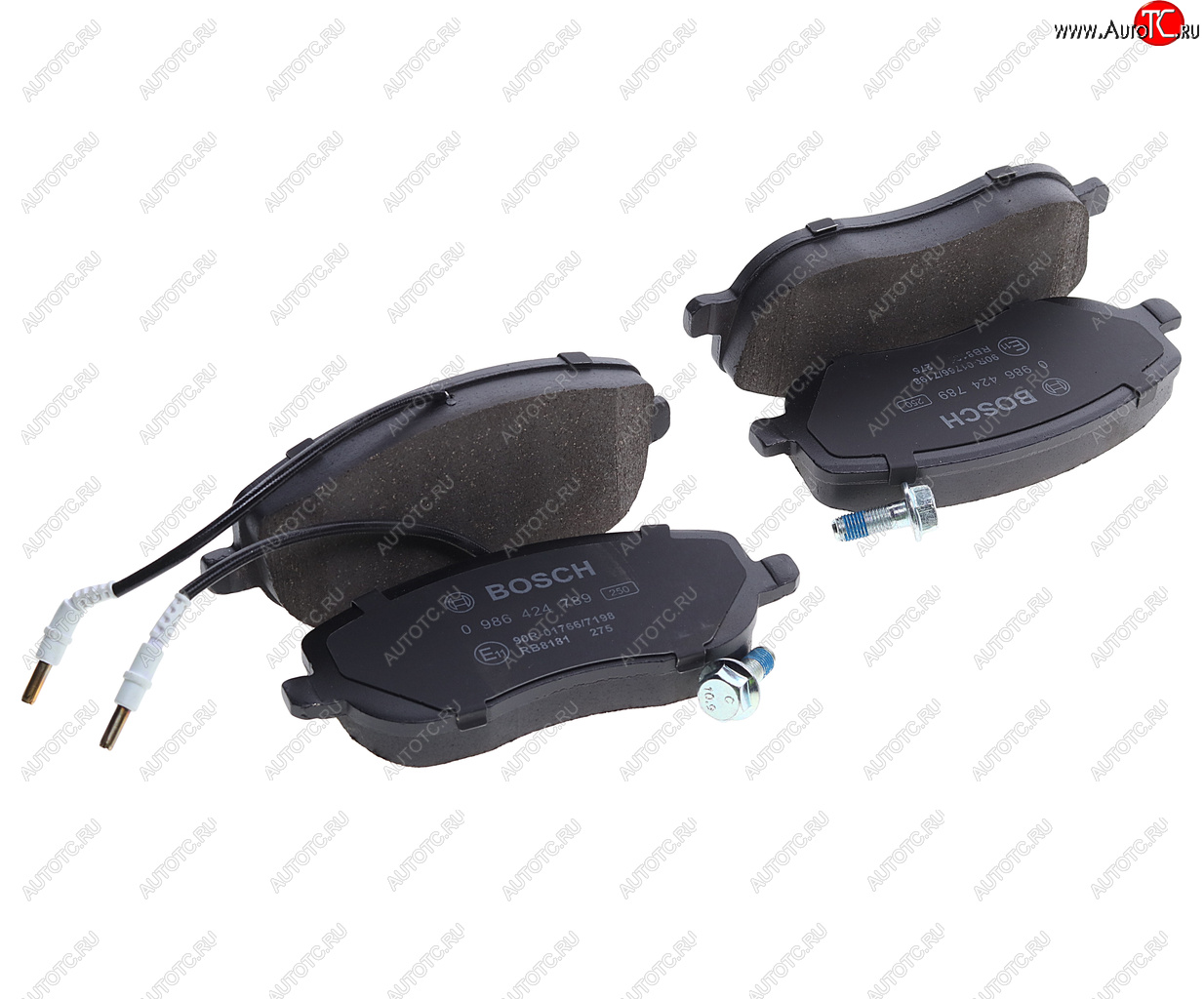 2 499 р. Колодки тормозные передние (4шт.) BOSCH CITROEN C8 (2002-2014)  с доставкой в г. Белгород