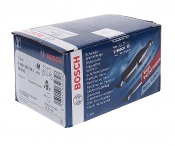 1 749 р. Колодки тормозные задние BOSCH Nissan Almera N16 седан дорестайлинг (2000-2003)  с доставкой в г. Белгород. Увеличить фотографию 2