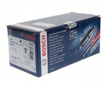2 079 р. Колодки тормозные передние (4шт.) BOSCH Toyota Corolla E110 седан дорестайлинг (1997-2000)  с доставкой в г. Белгород. Увеличить фотографию 2
