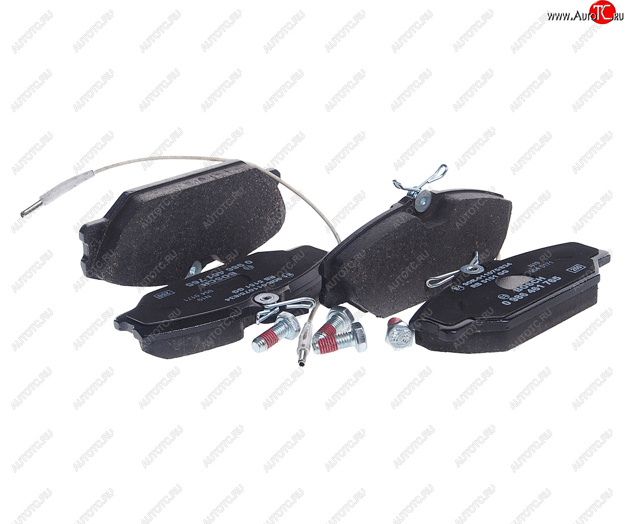 2 149 р. Колодки тормозные передние (4шт.) BOSCH Renault Laguna 2 X74 лифтбэк дорестайлинг (2000-2005)  с доставкой в г. Белгород
