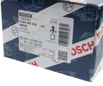 2 889 р. Колодки тормозные стояночного тормоза (4шт.) BOSCH Mercedes-Benz Sprinter W901 (1995-2000)  с доставкой в г. Белгород. Увеличить фотографию 4