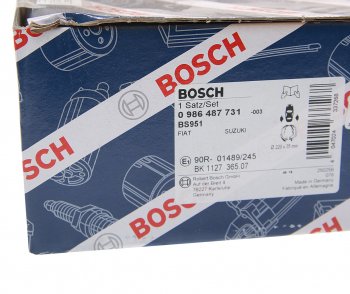 1 799 р. Колодки тормозные задние барабанные 4шт. BOSCH Suzuki SX4 GYA,GYB  рестайлинг, хэтчбэк (2010-2016)  с доставкой в г. Белгород. Увеличить фотографию 4