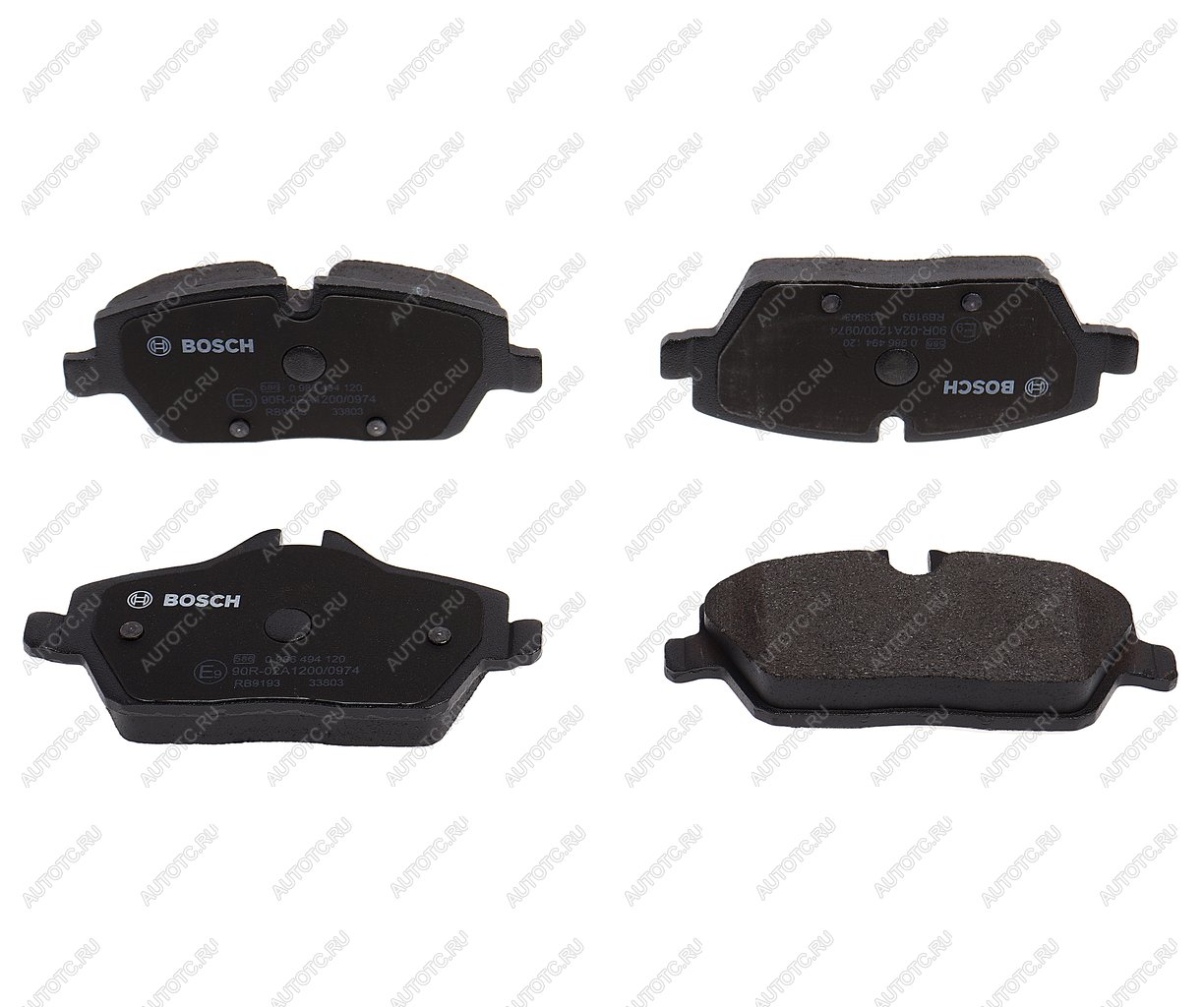 3 699 р. Колодки тормозные передние (4шт.) BOSCH BMW 1 серия E81 хэтчбэк 3 дв. рестайлинг (2007-2012)  с доставкой в г. Белгород