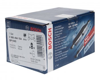 2 299 р. Колодки тормозные задние (4шт.) BOSCH Toyota Camry XV40 дорестайлинг (2006-2008)  с доставкой в г. Белгород. Увеличить фотографию 2