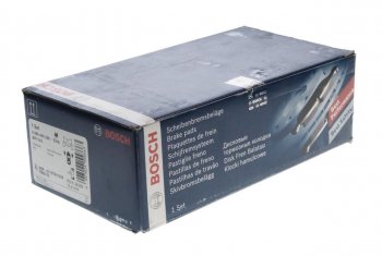5 399 р. Колодки тормозные передние (4шт.) BOSCH Volkswagen Touareg 2 NF дорестайлинг (2010-2014)  с доставкой в г. Белгород. Увеличить фотографию 2