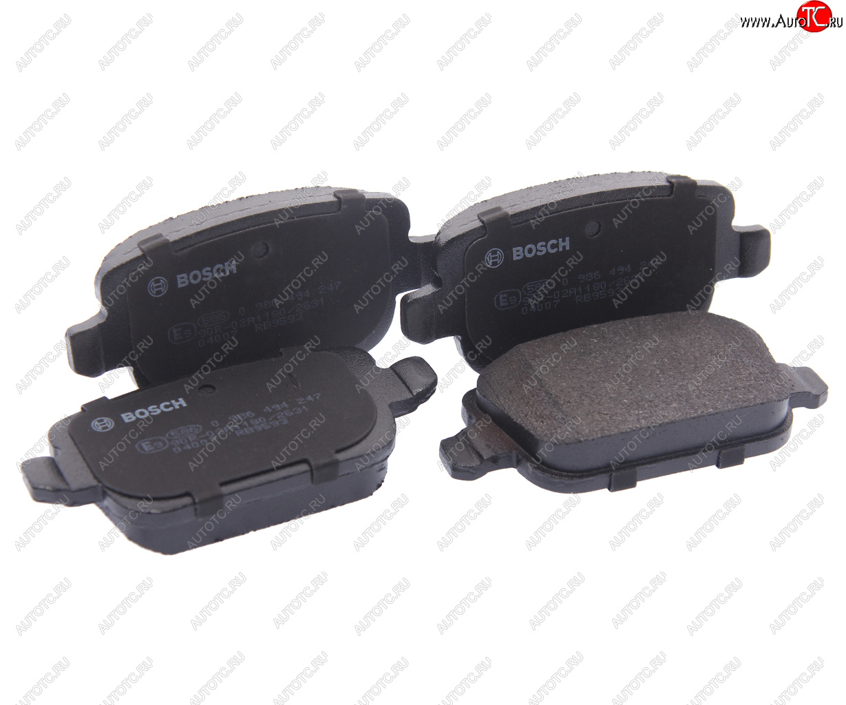 2 799 р. Колодки тормозные задние (4шт.) BOSCH Ford Mondeo MK5 CD391 дорестайлинг седан (2014-2018)  с доставкой в г. Белгород