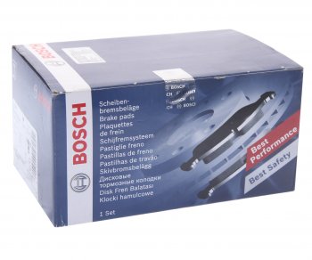 3 999 р. Колодки тормозные передние (4шт.) BOSCH Opel Astra H седан рестайлинг (2007-2009)  с доставкой в г. Белгород. Увеличить фотографию 3