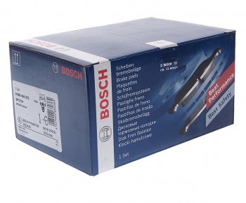 4 549 р. Колодки тормозные передние (4шт.) BOSCH Nissan Cabstar F24 (2007-2014)  с доставкой в г. Белгород. Увеличить фотографию 2