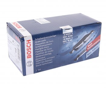 2 499 р. Колодки тормозные передние (4шт.) BOSCH Nissan Qashqai 1 J10 рестайлинг (2010-2013)  с доставкой в г. Белгород. Увеличить фотографию 3