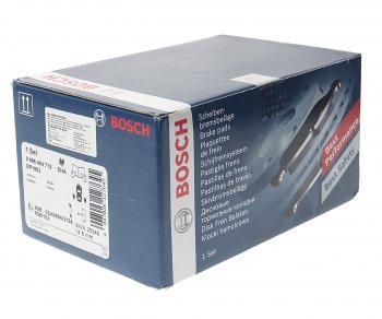 2 599 р. Колодки тормозные задние (4шт.) BOSCH Nissan Patrol 6 Y62 дорестайлинг (2010-2014)  с доставкой в г. Белгород. Увеличить фотографию 2