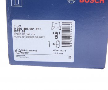 3 799 р. Колодки тормозные передние (4шт.) BOSCH Volvo XC70 дорестайлинг (2000-2004)  с доставкой в г. Белгород. Увеличить фотографию 4