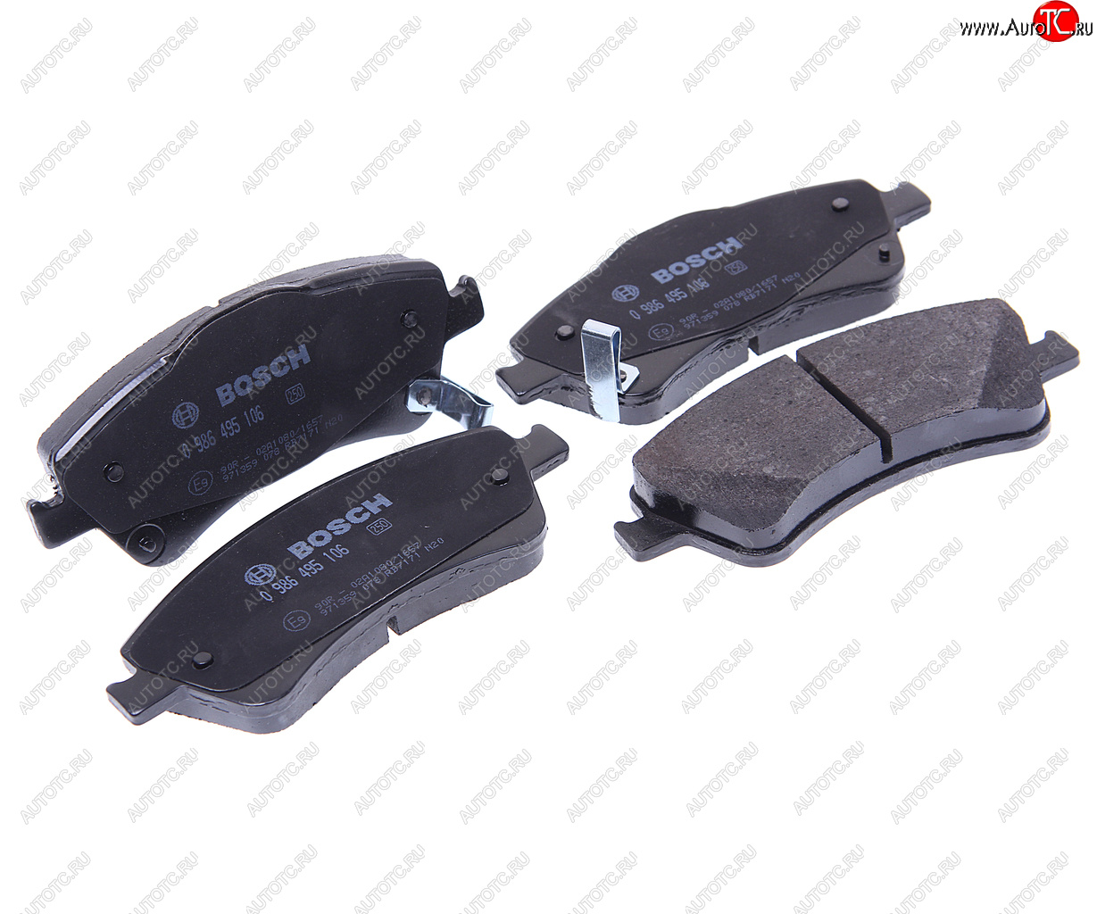 2 699 р. Колодки тормозные передние (4шт.) BOSCH Toyota Avensis T270 универсал 2-ой рестайлинг (2015-2018)  с доставкой в г. Белгород
