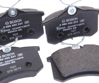 1 699 р. Колодки тормозные задние (4шт.) BOSCH CITROEN C8 (2002-2014)  с доставкой в г. Белгород. Увеличить фотографию 2