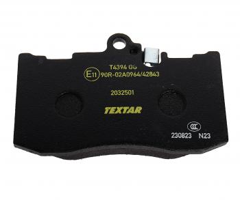 5 449 р. Колодки тормозные передние (4шт.) TEXTAR Lexus GS300 S190 рестайлинг (2007-2012)  с доставкой в г. Белгород. Увеличить фотографию 4