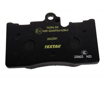 5 449 р. Колодки тормозные передние (4шт.) TEXTAR Lexus GS300 S190 рестайлинг (2007-2012)  с доставкой в г. Белгород. Увеличить фотографию 3