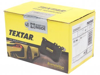 2 399 р. Колодки тормозные передние (4шт.) TEXTAR Лада нива 4х4 2121 3 дв. 1-ый рестайлинг (2019-2021)  с доставкой в г. Белгород. Увеличить фотографию 2