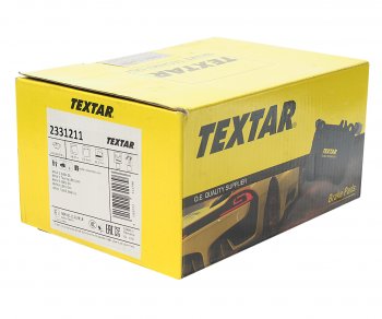 5 649 р. Колодки тормозные передние (4шт.) TEXTAR BMW 5 серия E61 универсал дорестайлинг (2003-2007)  с доставкой в г. Белгород. Увеличить фотографию 2