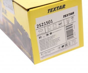 4 999 р. Колодки тормозные задние (4шт.) TEXTAR Mercedes-Benz A class W176 дорестайлинг, хэтчбэк 5 дв. (2012-2015)  с доставкой в г. Белгород. Увеличить фотографию 4