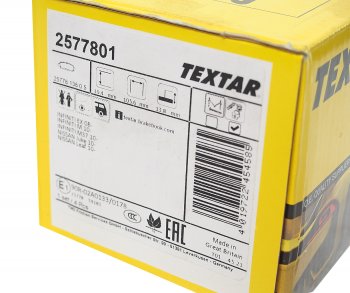 2 899 р. Колодки тормозные задние (4шт.) TEXTAR Nissan Juke 1 YF15 дорестайлинг (2010-2014)  с доставкой в г. Белгород. Увеличить фотографию 3