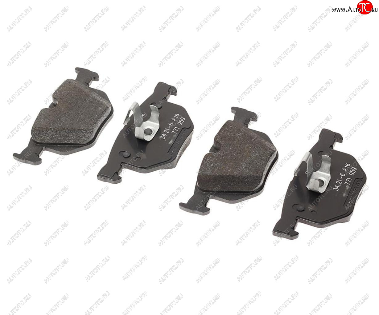 8 299 р. Комплект задних колодок дисковых тормозов (4шт.) BMW BMW X5 F15 (2013-2018)  с доставкой в г. Белгород