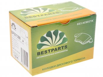 469 р. Комплект передних колодок дисковых тормозов (4 шт.) BESTPARTS Лада 2101 (1970-1988)  с доставкой в г. Белгород. Увеличить фотографию 2