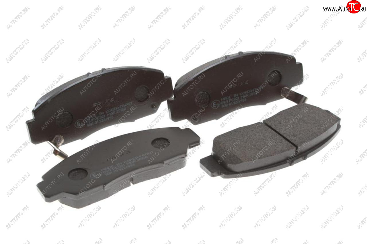 2 599 р. Колодки тормозные передние (4шт.) HANKOOK FRIXA Honda Civic FN купе дорестайлинг (2005-2008)  с доставкой в г. Белгород