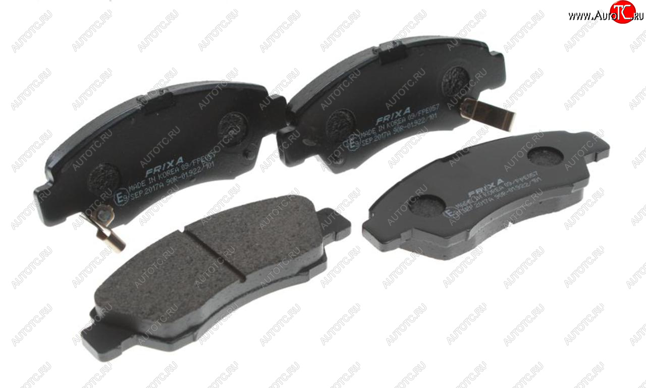 649 р. Колодки тормозные передние (4шт.) HANKOOK FRIXA Honda Civic FD седан дорестайлинг (2005-2008)  с доставкой в г. Белгород