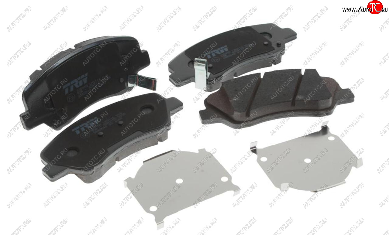 2 999 р. Колодки тормозные передние (4шт.) TRW KIA Rio 3 QB хэтчбек 5 дв. дорестайлинг (2011-2015)  с доставкой в г. Белгород
