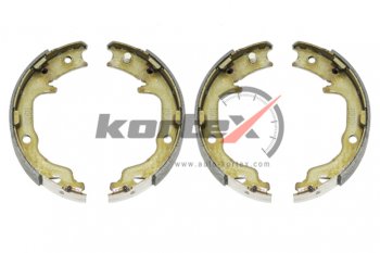 2 199 р. Колодки тормозные задние барабанные (4шт.) KORTEX Mitsubishi Outlander CW0W рестайлинг (2009-2012)  с доставкой в г. Белгород. Увеличить фотографию 3