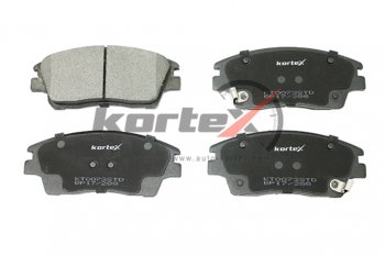 2 599 р. Колодки тормозные передние (4шт.) KORTEX Hyundai Tucson LM (2010-2017)  с доставкой в г. Белгород. Увеличить фотографию 5