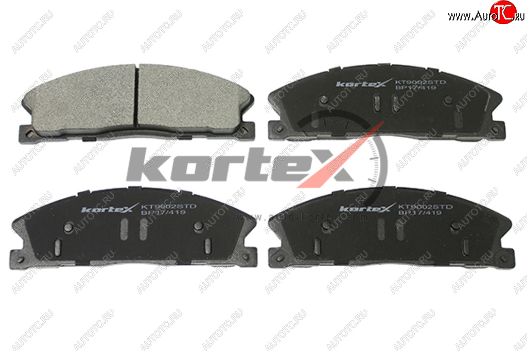 1 999 р. Колодки тормозные передние (4шт.) KORTEX Ford Explorer U502 1-ый рестайлинг, 5 дв. (2015-2018)  с доставкой в г. Белгород