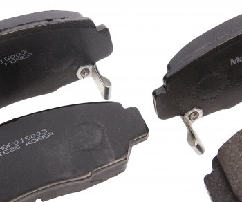 1 569 р. Колодки тормозные передние (4шт.) MANDO Honda Civic FD седан дорестайлинг (2005-2008)  с доставкой в г. Белгород. Увеличить фотографию 2
