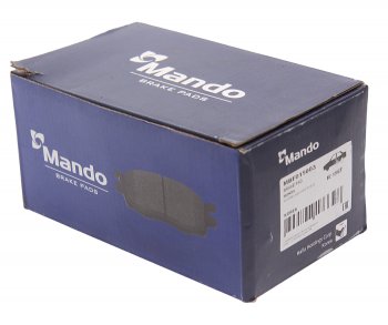 1 569 р. Колодки тормозные передние (4шт.) MANDO Honda Civic FD седан дорестайлинг (2005-2008)  с доставкой в г. Белгород. Увеличить фотографию 3