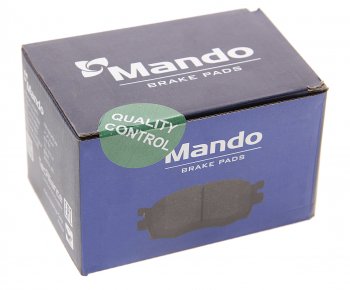 1 499 р. Колодки тормозные задние MANDO Ford Focus 2  седан дорестайлинг (2004-2008)  с доставкой в г. Белгород. Увеличить фотографию 2