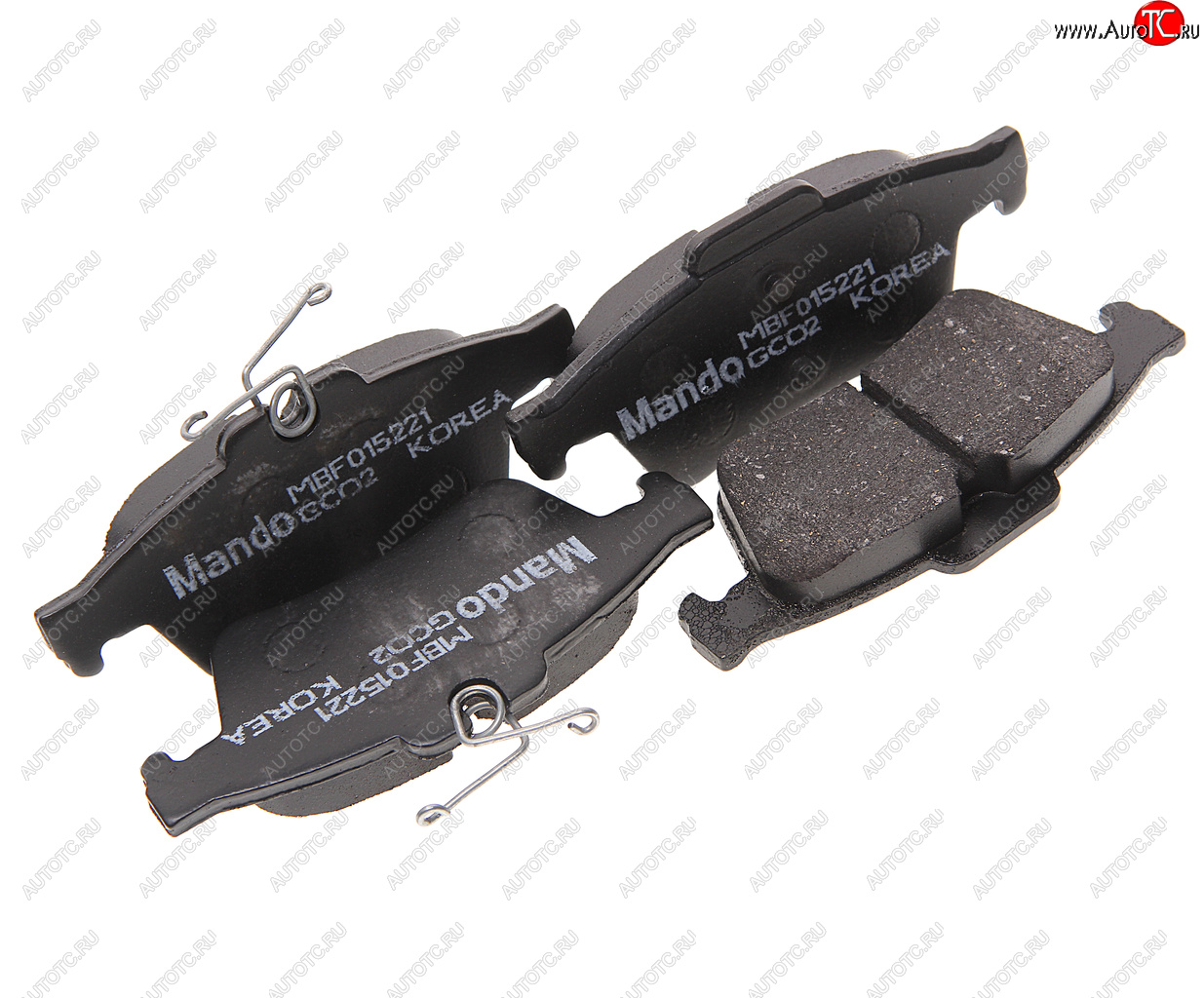 1 499 р. Колодки тормозные задние MANDO Ford Focus 2  седан дорестайлинг (2004-2008)  с доставкой в г. Белгород