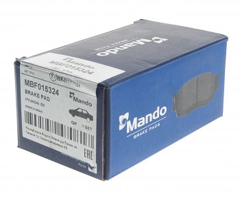 1 659 р. Колодки тормозные R18 передние (4шт.) MANDO Hyundai i20 GB хэтчбэк 5 дв. дорестайлинг (2014-2018)  с доставкой в г. Белгород. Увеличить фотографию 2