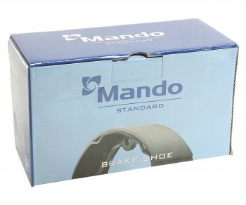 1 369 р. Колодки тормозные задние барабанные (4шт.) MANDO Daewoo Nexia дорестайлинг (1995-2008)  с доставкой в г. Белгород. Увеличить фотографию 3