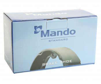 4 649 р. Колодки тормозные задние барабанные (4шт.) MANDO Chevrolet Epica V250 (2006-2012)  с доставкой в г. Белгород. Увеличить фотографию 3