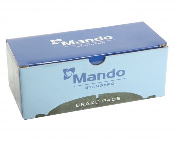 1 959 р. Колодки тормозные передние (4шт.) MANDO Daewoo Nexia дорестайлинг (1995-2008)  с доставкой в г. Белгород. Увеличить фотографию 3