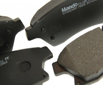 2 799 р. Колодки тормозные передние (4шт.) MANDO Chevrolet Cruze J300 седан дорестайлинг (2009-2012)  с доставкой в г. Белгород. Увеличить фотографию 2