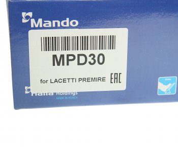 2 799 р. Колодки тормозные передние (4шт.) MANDO Chevrolet Cruze J300 седан дорестайлинг (2009-2012)  с доставкой в г. Белгород. Увеличить фотографию 4