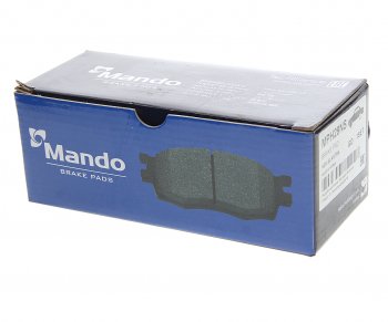 749 р. Колодки тормозные передние (4шт.) MANDO Hyundai Elantra MD рестайлинг (2013-2016)  с доставкой в г. Белгород. Увеличить фотографию 2