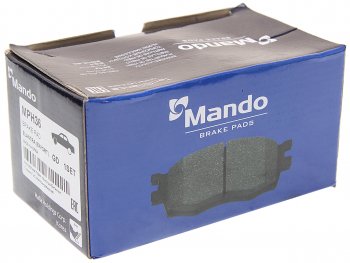 2 599 р. Колодки тормозные передние (4шт.) MANDO Hyundai Elantra MD рестайлинг (2013-2016)  с доставкой в г. Белгород. Увеличить фотографию 2