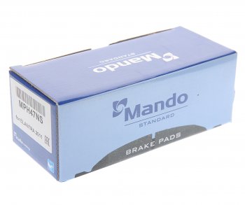 2 779 р. Колодки тормозные передние (4шт.) R15 MANDO Hyundai Elantra MD рестайлинг (2013-2016)  с доставкой в г. Белгород. Увеличить фотографию 2