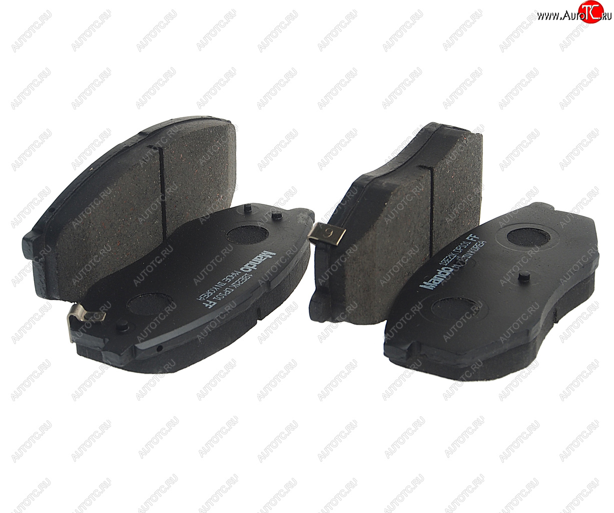 2 799 р. Колодки тормозные передние R15 (4шт.) MANDO Hyundai Sonata LF рестайлинг (2017-2019)  с доставкой в г. Белгород