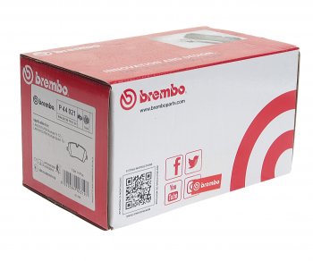 5 999 р. Колодки тормозные задние (4шт.) BREMBO Land Rover Range Rover 5 L460 (2021-2025)  с доставкой в г. Белгород. Увеличить фотографию 2
