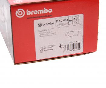 6 849 р. Колодки тормозные задние (4шт.) BREMBO Mercedes-Benz ML class W164 рестайлинг (2008-2011)  с доставкой в г. Белгород. Увеличить фотографию 4