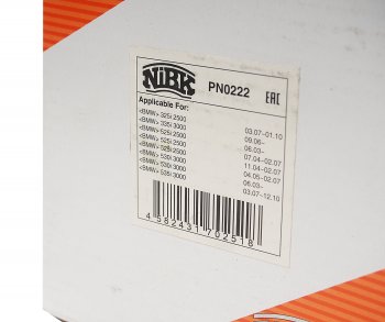 4 999 р. Колодки тормозные передние (4шт.) NIBK BMW 3 серия E93 кабриолет дорестайлинг (2006-2010)  с доставкой в г. Белгород. Увеличить фотографию 3